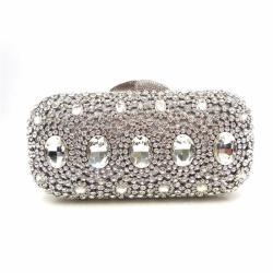 2024 hot sell  cheap  price New Design Handmade Custom Luxury Lady Rhinestone Clutch Evening Bag