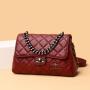 2024 Bags for Women Fashion New Luxury Design Chain Strap Handbag Single Crossbody Shoulder Bag Women'sPu Leather Messenger Bag