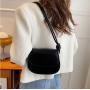 2022 Women's Underarm Bag New Fashion Single Shoulder Crossbody Bag Retro Saddle PU Cover Ladies Bag