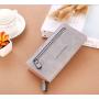 2023 New Fashion Solid Matte Zipper Long Handheld Wallet cartera de hombre For Daily Men Card Holder Wallet