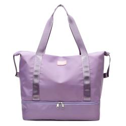 Wholesale Dry Wet Separation Exercise Yoga Fitness Large Capacity Short Trip Training Customized Logo Pink Duffle Travel Bag