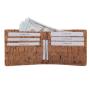 Eco Friendly Gift RFID Blocking Cork Wallet, Slim Bifold Vegan Credit Card Holder Coin Purse Wallet For Men
