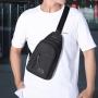 KBW590 Hot Selling Chest Bag Men New USB Shoulder Bag Sports Travel Crossbody Bag Leisure Solid Color Oxford Cloth Satchel