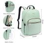 LOVEVOOK 2023 New Style Quilted school Daypack with USB Port waterproof business college travel backpack women's laptop backpack