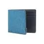 Slim bifold wallet durable canvas rfid blocking men's wallet bifold card holder