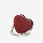 2022 Unique Designer Heart shape bag women's new fashion simple handbag retro red shoulder purses and bags ladies heart leather