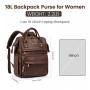 2023 LOVEVOOK Fashion Multi-function Vintage Women mini Backpack Ladies PU Leather laptop Backpack For Teenage Girls