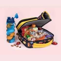 Customize Freezable lunch bag for kidsThermal Insulated Nursery School Food Carrier Square Toddler  Cooler Bag