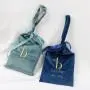 Custom Embroidery Logo Travel Bag Velvet Tote Gift Bag