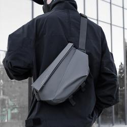ZWY110 Daily Simple Casual Men's Crossbody Dumpling Bag Oxford Wholesale Waterproof Shoulder Bag Work Travel Student Chest Bag
