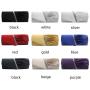 Fashion Satin Evening Bag Clutch Purses for Women Ladies Luxury Handbag Rhinestone Gold Clutch Chain Bag for Wedding Party