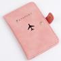 KBW361 Wholesale New PU Leather Vaccination Book Protector Passport Holder Bank Card Holder ID Organizer