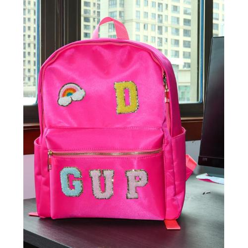 Keymay No Moq Hot Stock Waterproof Waterproof Backpack Schoolbag Nylon Schoolbag Nylon Backpack Bag