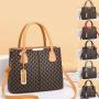 Good selling simple retro printing handbag 2024 fashion women's bags large capacity shoulder crossbody bags