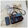 KBW597 Hot Color Collision Women Bag New Fashion Shoulder Crossbody Bag Ladies Handheld Dinner Travel Small Square Bag