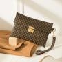 Women's 2024 New Circle Flower Material Square Lock Handle Bag Small Square Leisure Phone Bag Fashionable Gift Foreign Trade