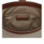Elegant Wholesale Factory Women Designer Bucket Shoulder Bags Women Canvas Handbag Ladies Pu Leather Saddle Bag Cross Body Bag
