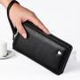 ZX061 Mens Clutch Bag Handbag Genuine Business Wallet Card Holder Leather Purse Zipper Long Wallet Soft Coin Wallet For Men