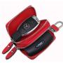 2022 Hot Sale Fashion Mens Womens Premium Embossed PU Car Key Holder Bag Key Chain Case Wallet with Dual Zipper Closure