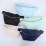 Keymay RTS Stck Fast Shipping Personalize Letter Waterproof Small Large Nylon Belt Bag Cross Body Fanny Pack Waist Pack Bags