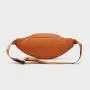 2024 Customized Embroidery PU Leather Fashion Fanny Pack For Unisex Crossbody Bag