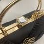 Wedding Fashion rhinestone evening purse luxury new design satin fabric crystal clutch bag elegant banquet clutches