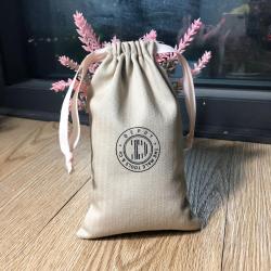 Small Cotton Drawstring Packaging Bag High End Gift Packaging Bag