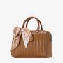 Susen Chrisbella Solid color Portable Single Shoulder pleated Boston dubai Hand Bag tote handbag for women