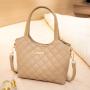 2024 Trendy Women's Crossbody Tote Bag with Single Handle Simple Embroidered Sequin Decoration Portable Foreign Trade Handbag