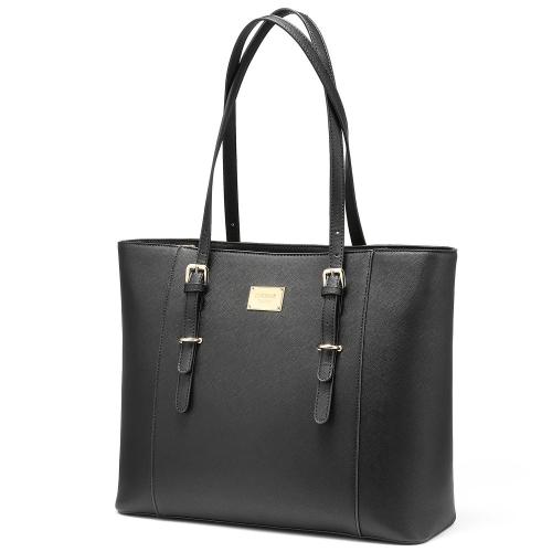 LOVEVOOK Hot sale office ladies casual laptop tote bag Waterproof Structured leather shoulder bag women briefcase laptop handbag