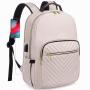 Custom 17.3 Inch Laptop Travel Laptop Backpack Quilted Work Bookbag Lightweight College Business DayBack