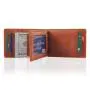 Custom leather money clip wallet leather men money clip business credit card holder for  men