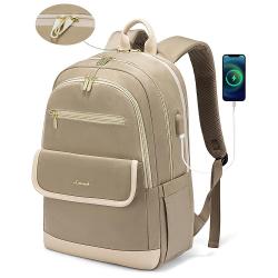 LOVEVOOK custom waterproof casual daypack for university office school notebook bag women's lightweight travel laptop backpack
