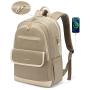 LOVEVOOK custom waterproof casual daypack for university office school notebook bag women's lightweight travel laptop backpack