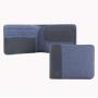 Mens canvas leather wallet with coin pocket best mens bifold wallet