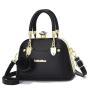 2024 wholesale High Quality glossy women bags one shoulder crossbody women's PU leather handbags with flower pendant