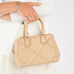 2024 Custom Private Black Fashion Ladies vegan Leather Design Long Shoulder Strap Women Handbags Plaid Casual Quilted Tote Bag