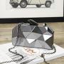 New Fashion Diamond Hand Bag Metal Chain Evening Bag