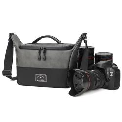 XL099 Digital Camera Bags Vintage Men's Casual Shoulder Bag Wear-resistant  Messenger Bag Camera Lens Organiser