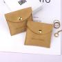 Custom Emboss Printing Microfiber Snap Bottom Pouch Earring Ring Necklace Packing Envelope Jewelry Pouch