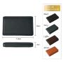 Luxury Genuine Leather Name Card Holder Case Slim Men Business Card Holder