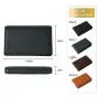 Luxury Genuine Leather Name Card Holder Case Slim Men Business Card Holder