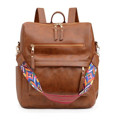 OEM908 New Style Leather Travel Backpack Fashion Sports Ladies Back Packs Large Capacity Outdoor Backpacks For Men Women