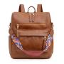 OEM908 New Style Leather Travel Backpack Fashion Sports Ladies Back Packs Large Capacity Outdoor Backpacks For Men Women