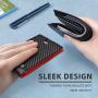 Customize Slim Leather Money Clip Mens Wallet RFID Blocking Front Pocket Bifold Minimalist Credit Card Holder with Gift Box