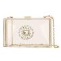 HR613 Women's New Dinner Bag Transparent Trendy Acrylic Diamond Box Bag Retro Cross Body Chain Latch Small Dinner Clutch Handbag