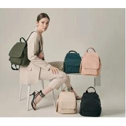 OEM Custom Nylon Waterproof School Backpack Crossbody Bag Women Backpacks