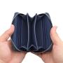 Portable Rfid Large Capacity Zipper Clutch Girl Purses Women Leather Card Holder Wallet Coin Pocket