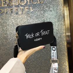 Fashion 2023 New Fashion Women's Bag Advanced Texture Solid Color Letter Small Square Bag Versatile One Shoulder Messenger Bag
