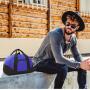 Gelory New Style Small Solid Color Carry On Tote Bag Sport Travelling Duffel Gym Bag Waterproof Luggage With Handle